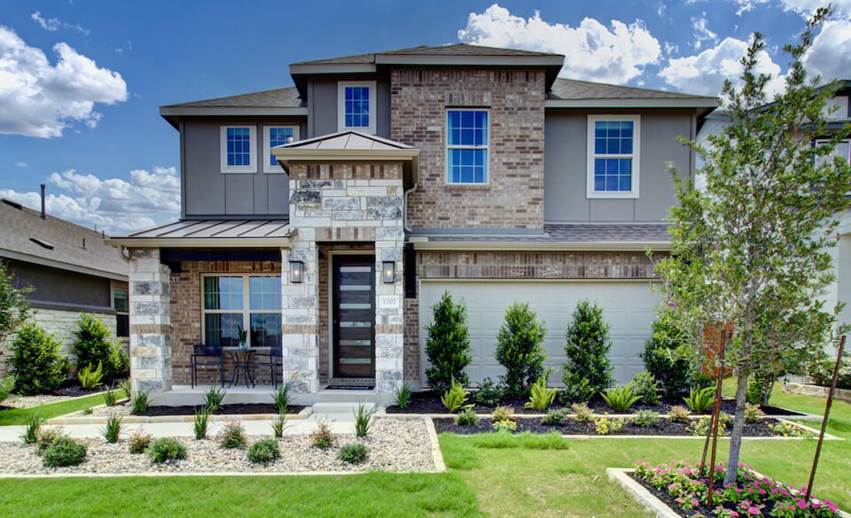 Exterior view of DRB Model home